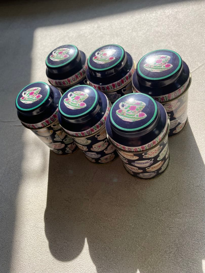 【送料無料】90年代Whittardお盆＆紅茶空き缶セット