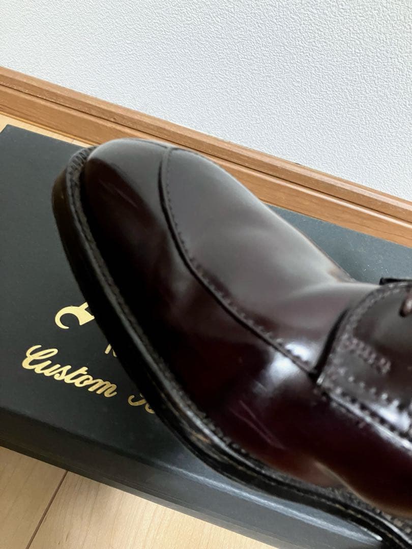 【使用数回】オールデン　バーガンディコードバン 54321 9ハーフD