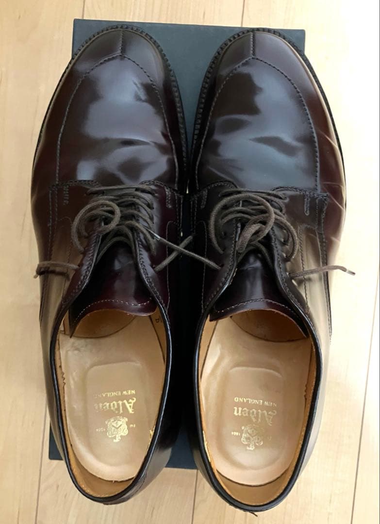 【使用数回】オールデン　バーガンディコードバン 54321 9ハーフD