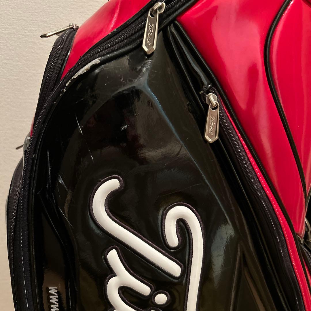 Titleist ゴルフバッグ 黒/赤