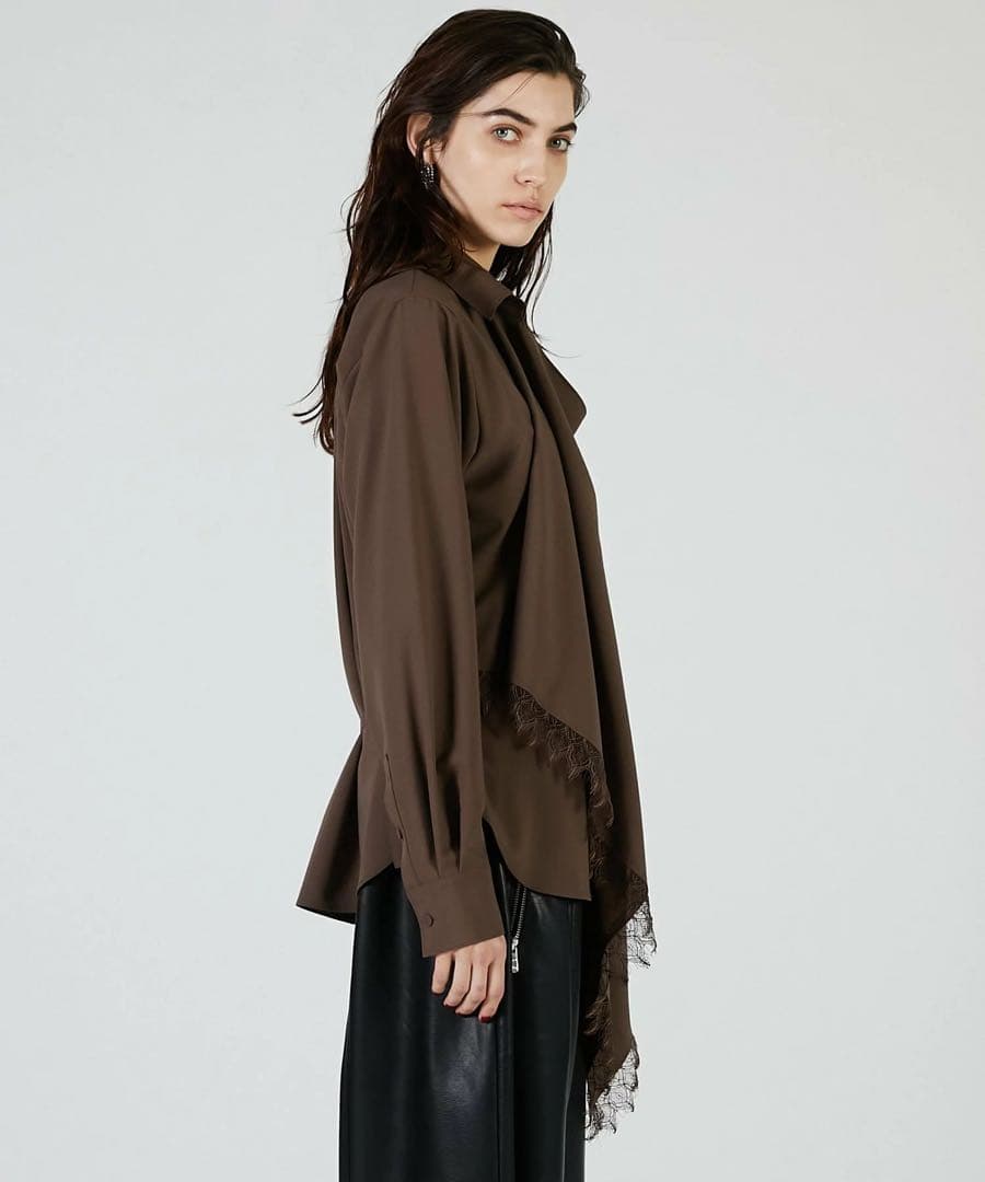 新作未使用タグ付き　PLANK PROJECTスカーフシャツ