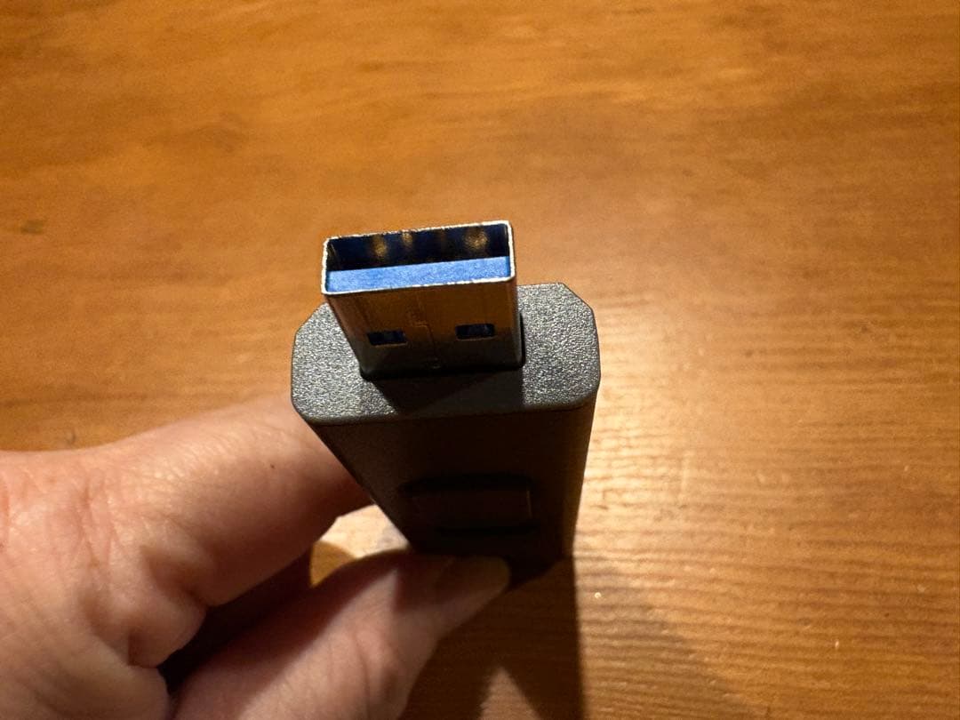 I-O DATA SSD 外付けSSD 1 T変換アダプタ付き