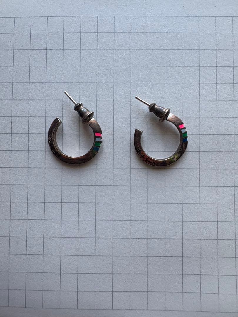 PaulSmith ポールスミス \"Four Color\" ピアス 両耳