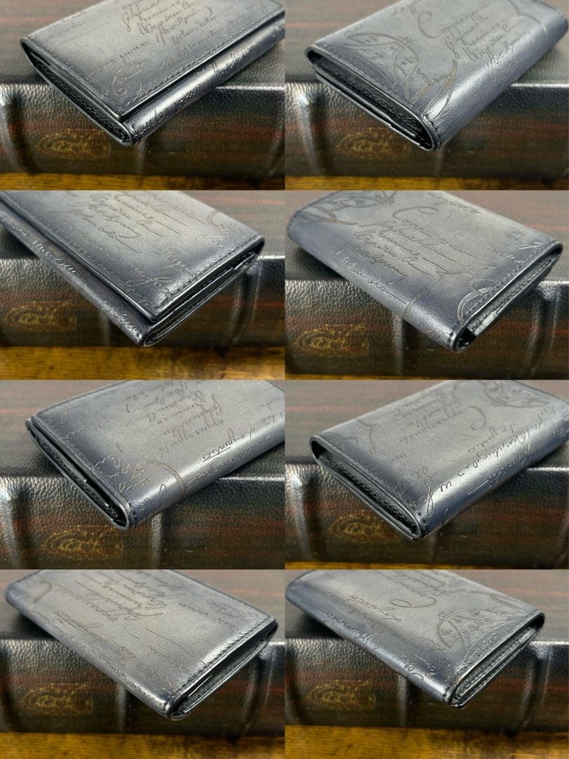 9.9万円　美品　Berluti インヴィア フラップ カードホルダー　名刺入れ