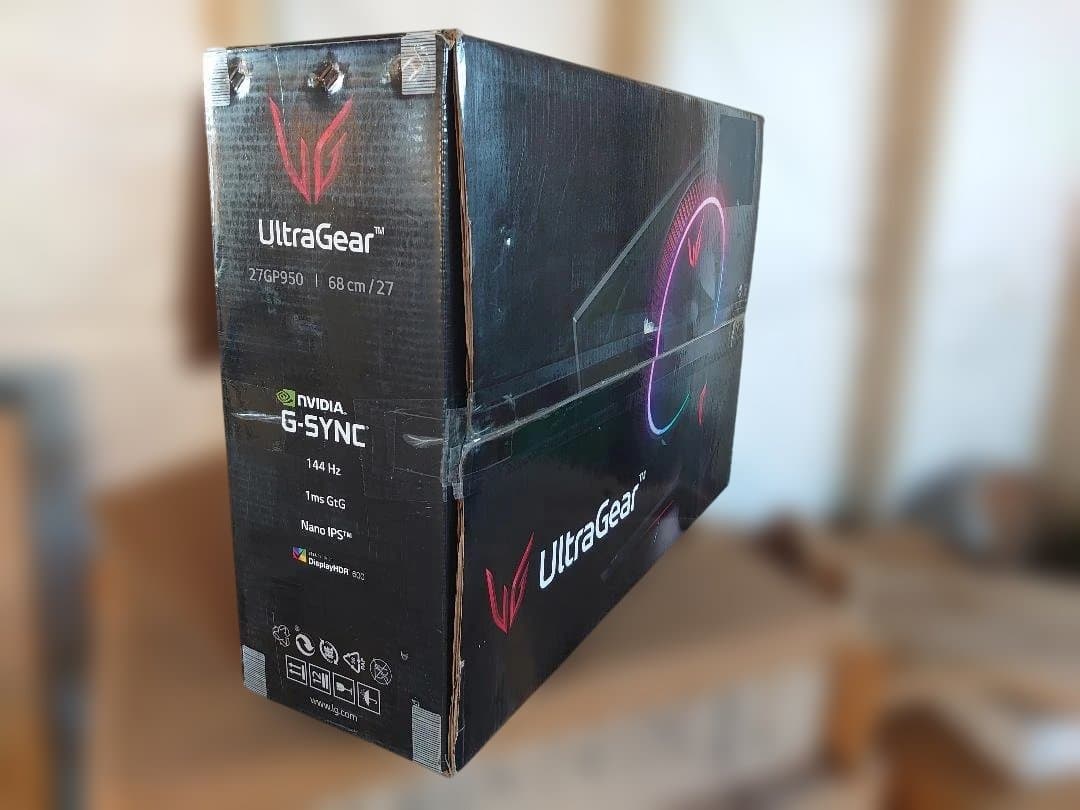 LG UltraGear 27GP95R-B 4K@144Hz ライン抜けあり