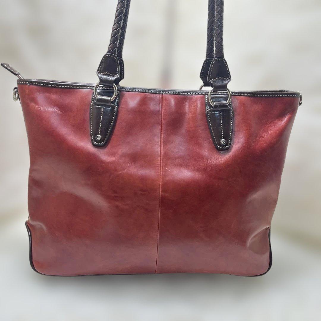 極美品 Kiefer neu キーファーノイ ビジネストートバッグ 大容量