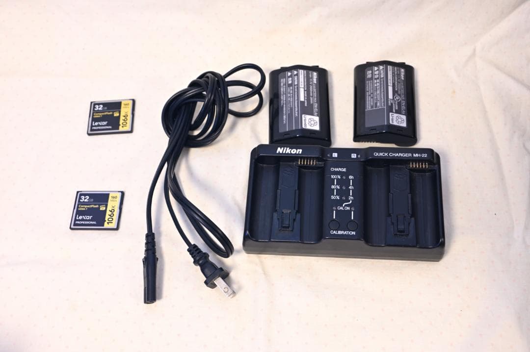 ニコン Nikon D3S　バッテリー、CFカード付き