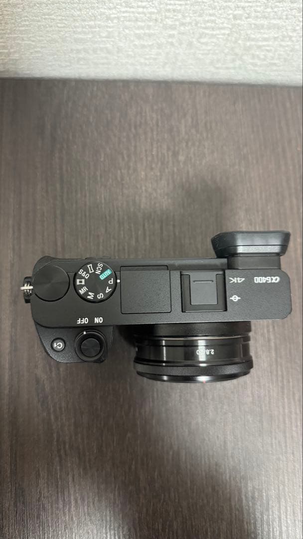 【美品・シャッター1284】sony α6400 単焦点レンズ＋おまけ