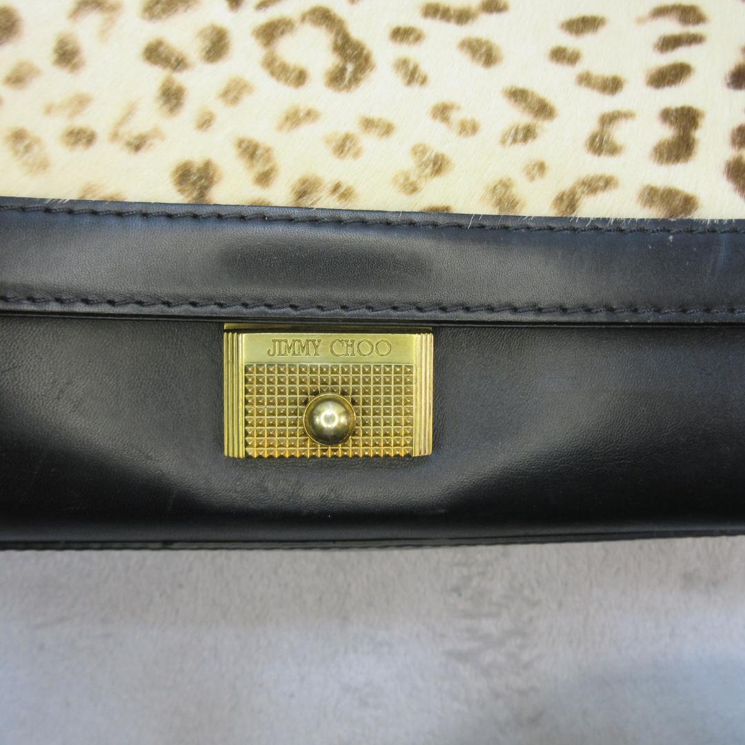 バッグ JimmyChoo UnbornCalf leopard pattern Bag