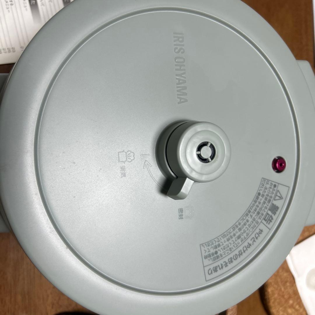 IRIS OHYAMA 電気圧力鍋 ピスタチオグリーン