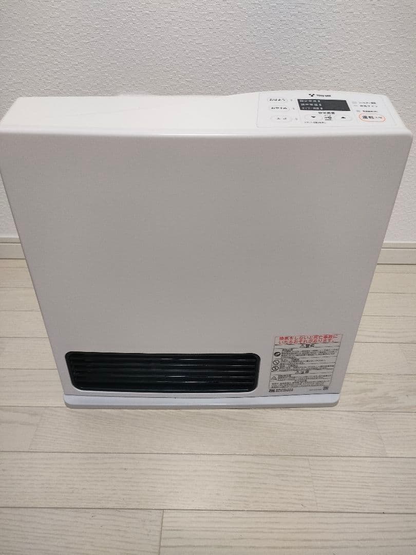 リンナイ　ガスファンヒーター　RC-41FSH(W) 都市ガス用　ガスコード付