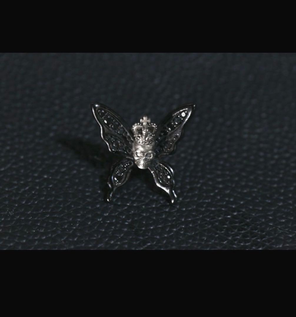 JUSTINDAVIS CROWN JESTER ピアス　バタフライピアス