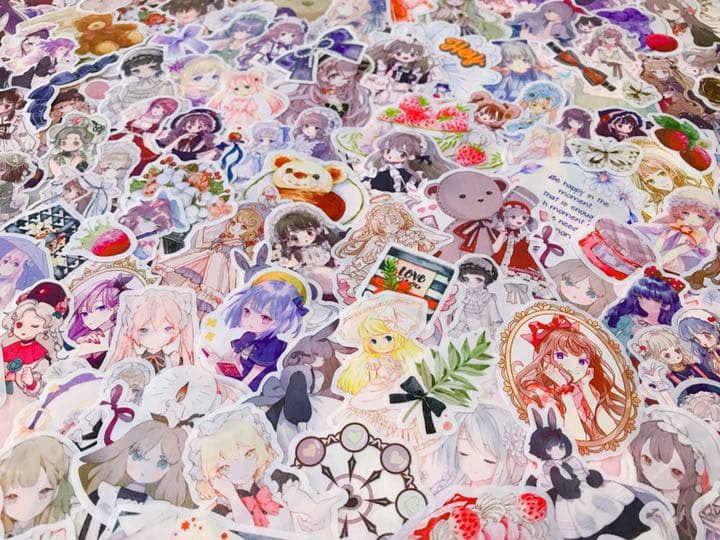 可愛いい❤️❤️人物マステフレークシール( ⸝⸝•ᴗ•⸝⸝ )152