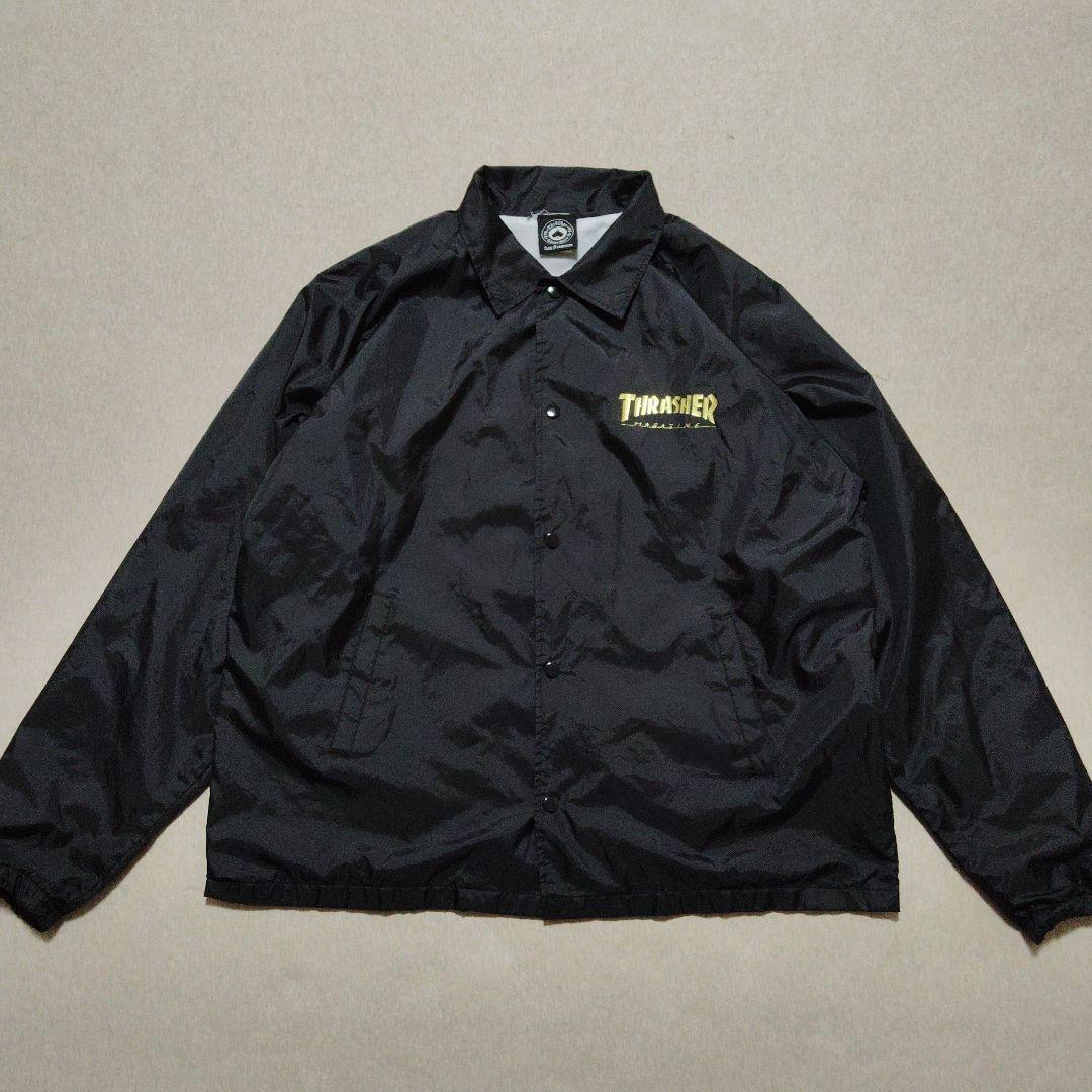90's THRASHER コーチジャケット ブラック USA オールドスケート