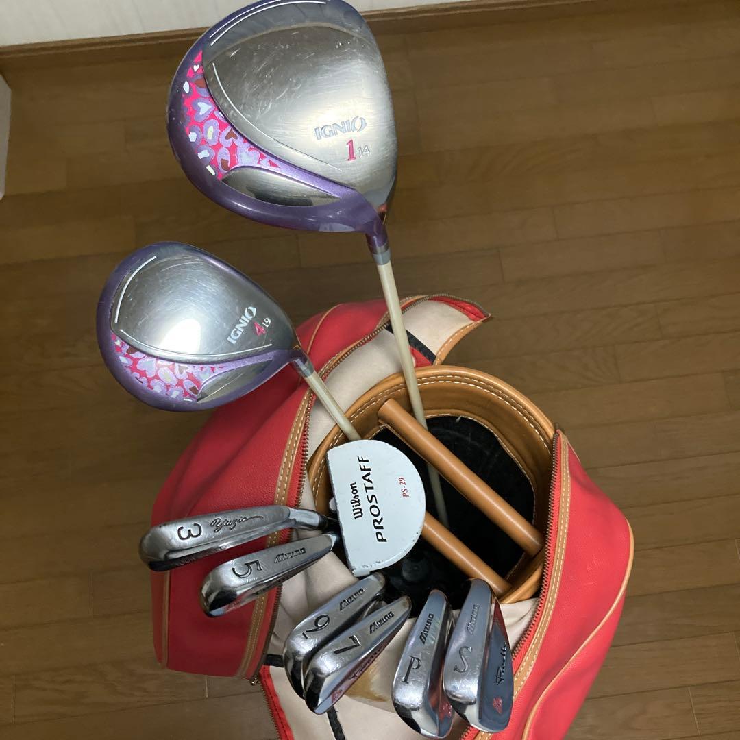 IGNIO ゴルフクラブセット ドライバーとフェアウェイウッド