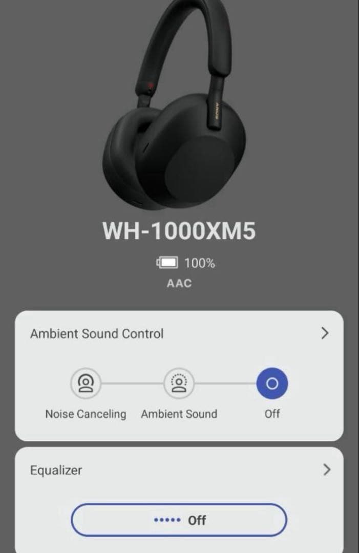 【美品】SONY WH-1000XM5 ヘッドホン