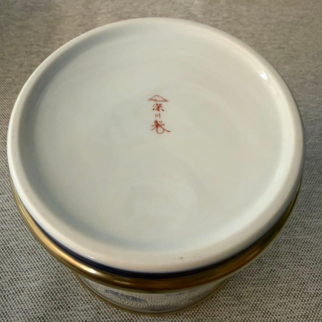 深川製磁　ブルーチャイナ　ワインクーラー　希少