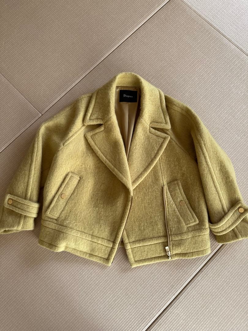 グレースコンチネンタル　Diagram シャギー　ショートコート