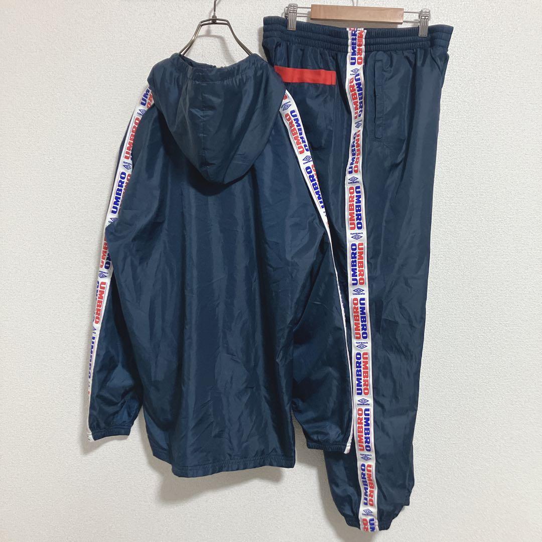 【セットアップ】限定品　UMBRO アンブロ　KAMO ナイロン上下　上L 下M