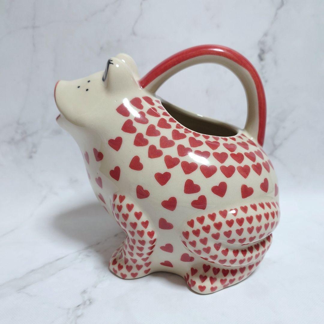 新品 ポーリッシュポタリー Galia社 カエル じょうろ