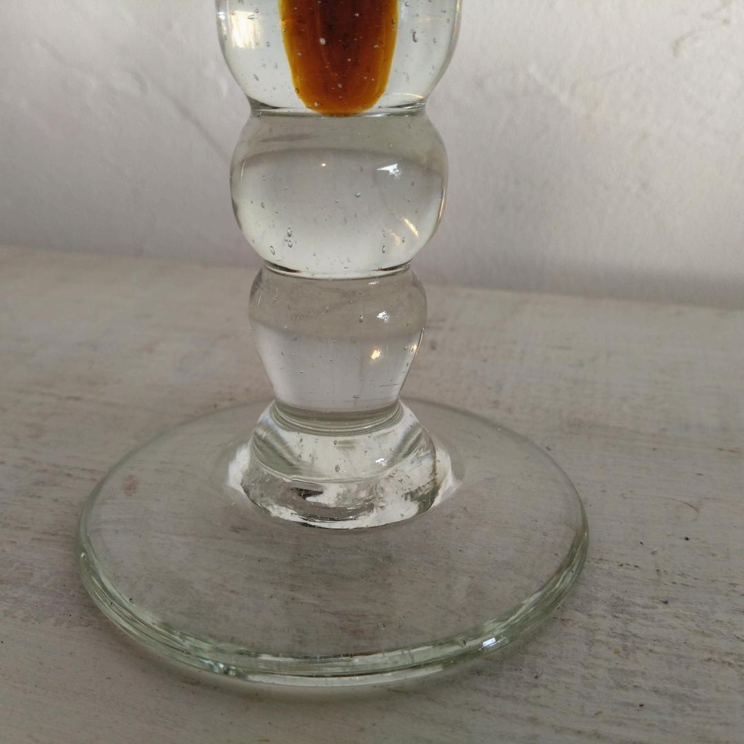 ガラス製　キャンドル立て　蝋燭立て