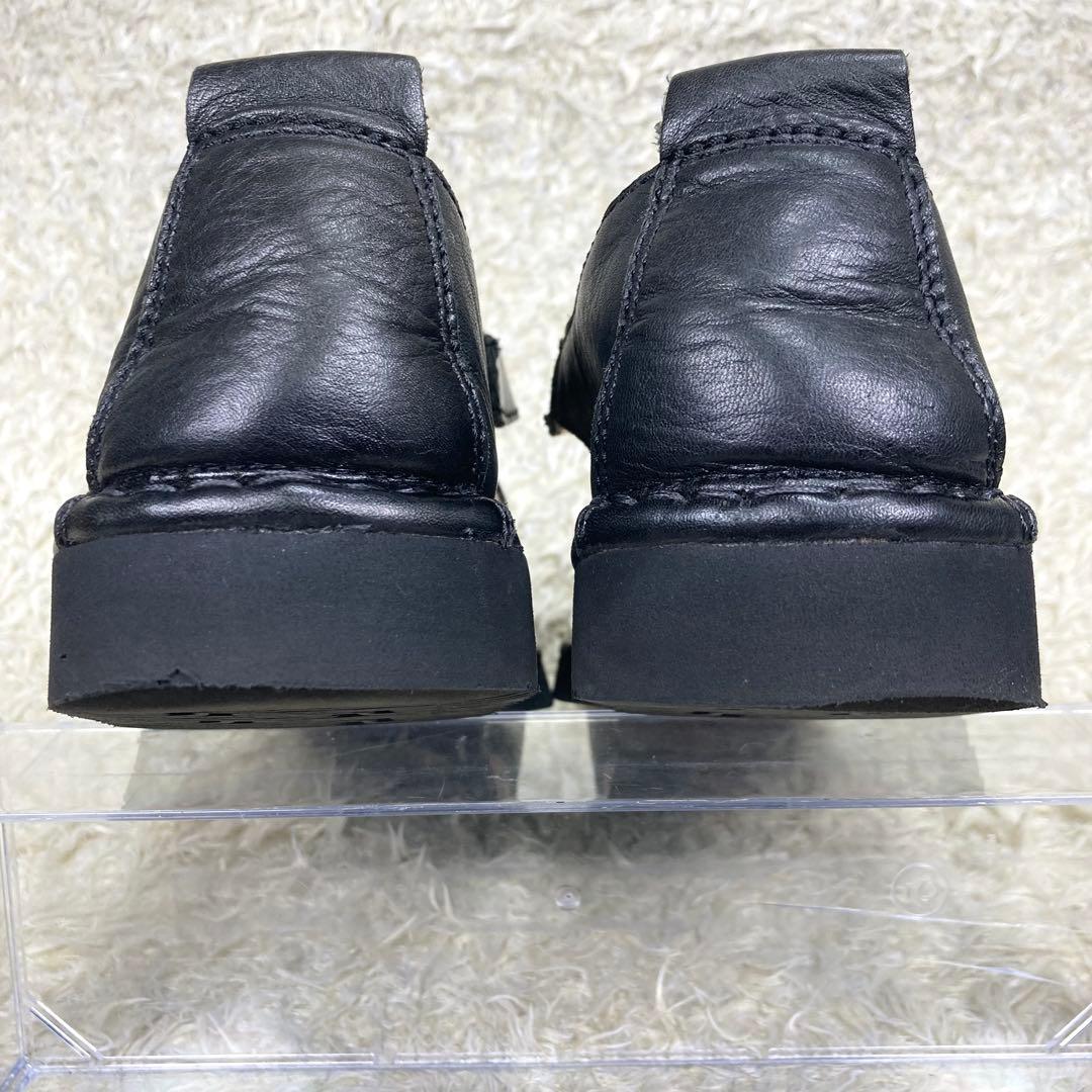 『美品』PUNTO PIGRO Tストラップ レザーシューズ ブラック レザー