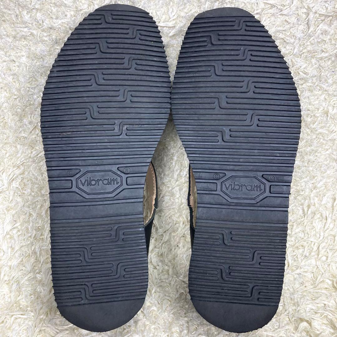 『美品』PUNTO PIGRO Tストラップ レザーシューズ ブラック レザー