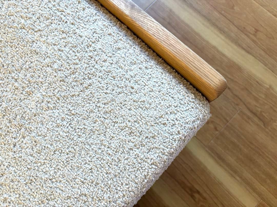 Re:CENO product 2人掛けソファ Lys ナチュラル ブークレ 右