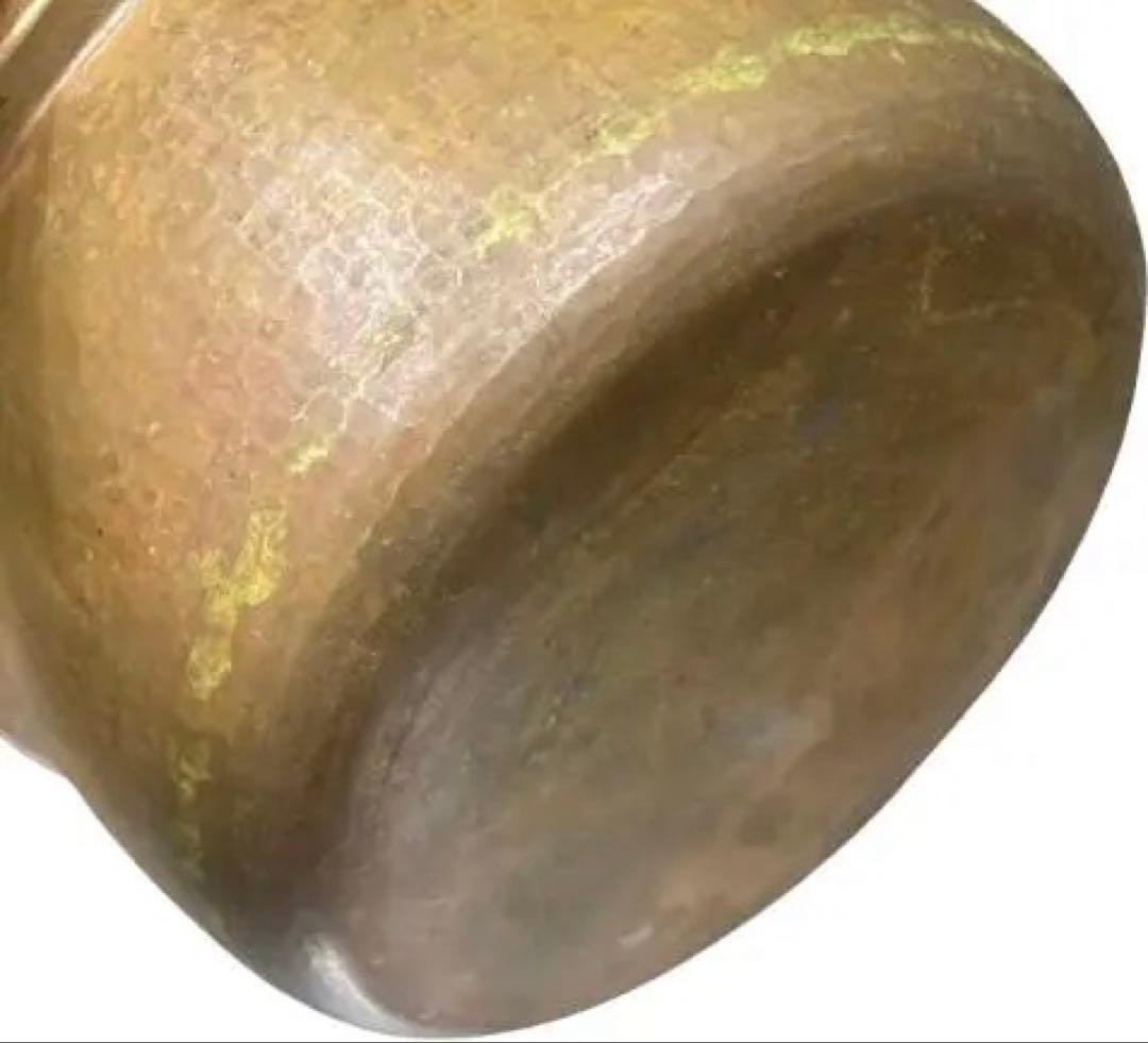 料理屋の業務用銅両手鍋 39センチ 銅鍋 プロ用