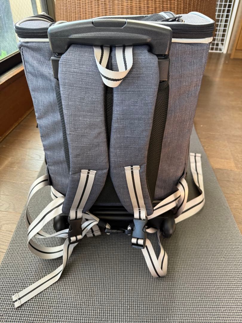 グレー キャリーバッグ フリース内装　犬用