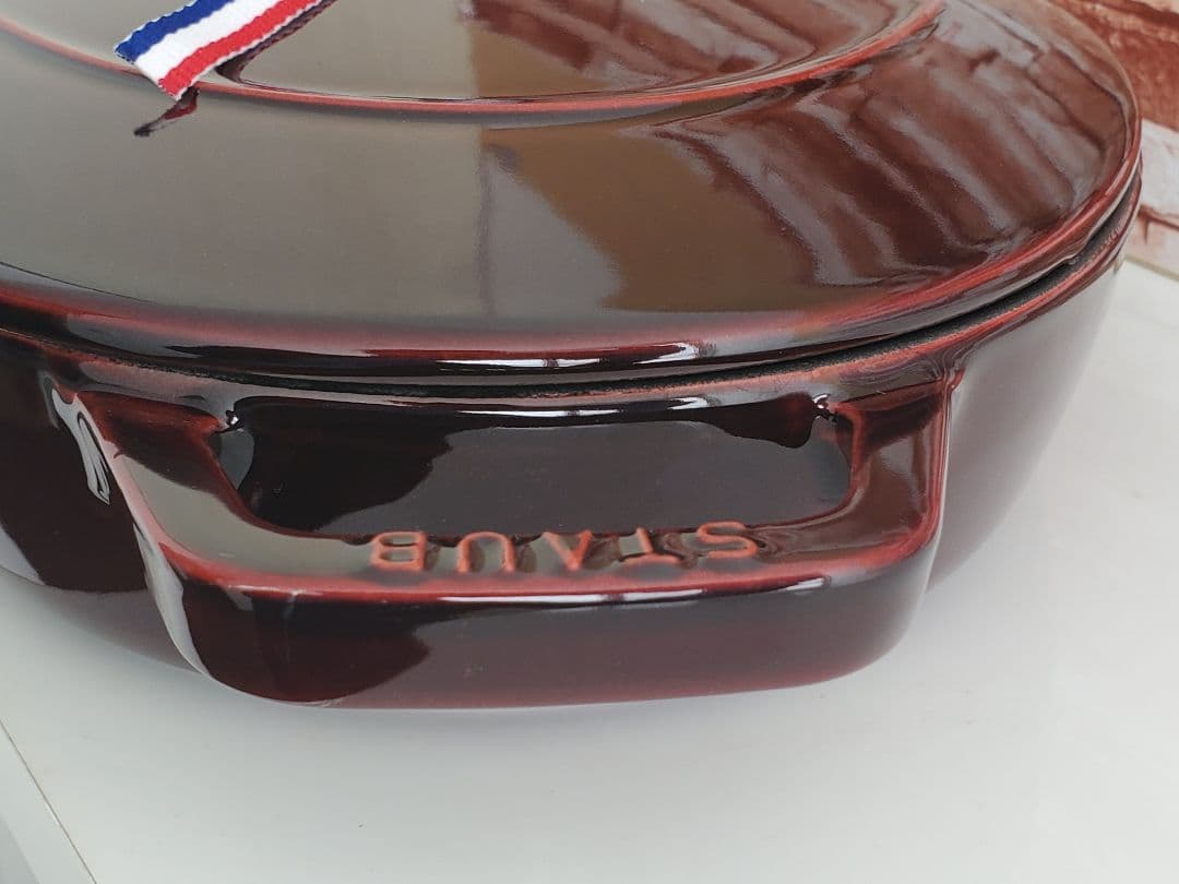 【極美品/timesale】staub オーバル ホットプレート 33cm