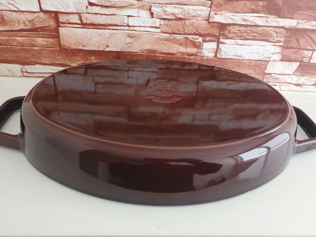 【極美品/timesale】staub オーバル ホットプレート 33cm