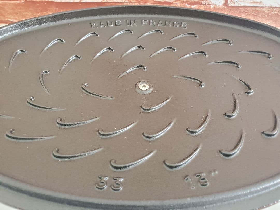 【極美品/timesale】staub オーバル ホットプレート 33cm