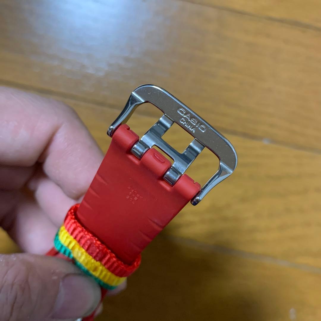 電池切れ　現状品　G-SHOCK G-056RE レッド　カシオ