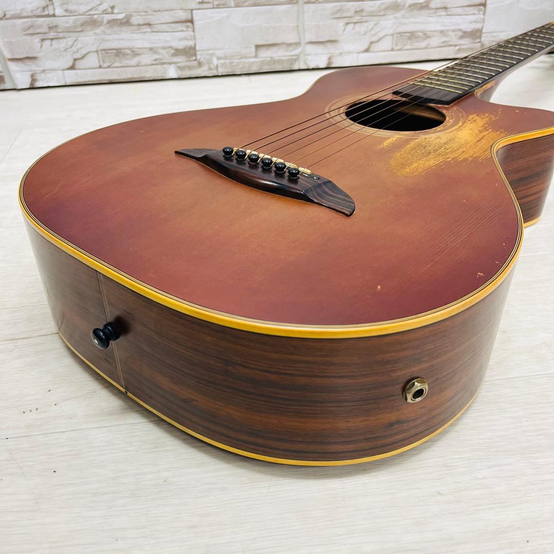 希少 K.Yairi ビンテージエレアコ FY5EC カッタウェイ 1990年製