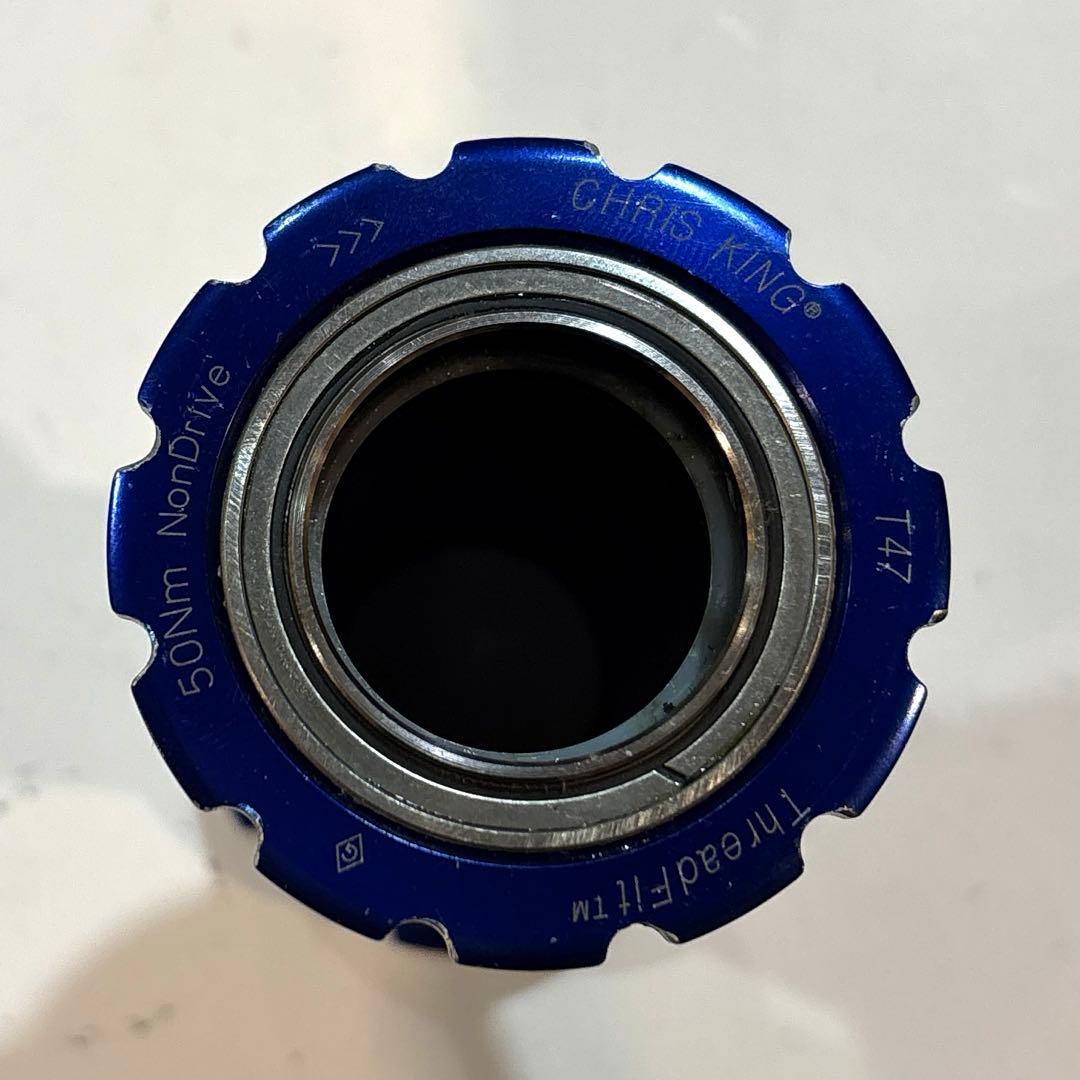 CHRISKING ボトムブラケット T47-24i NAVY 中古品 送料無料