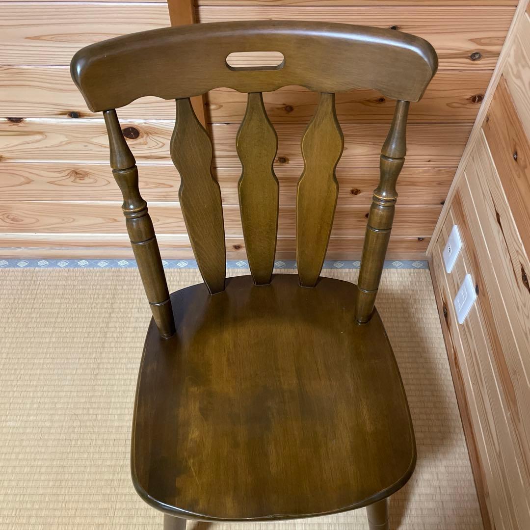 ウィンザーチェア木製 ダイニングチェアレトロビンテージ コイズミ　⑤