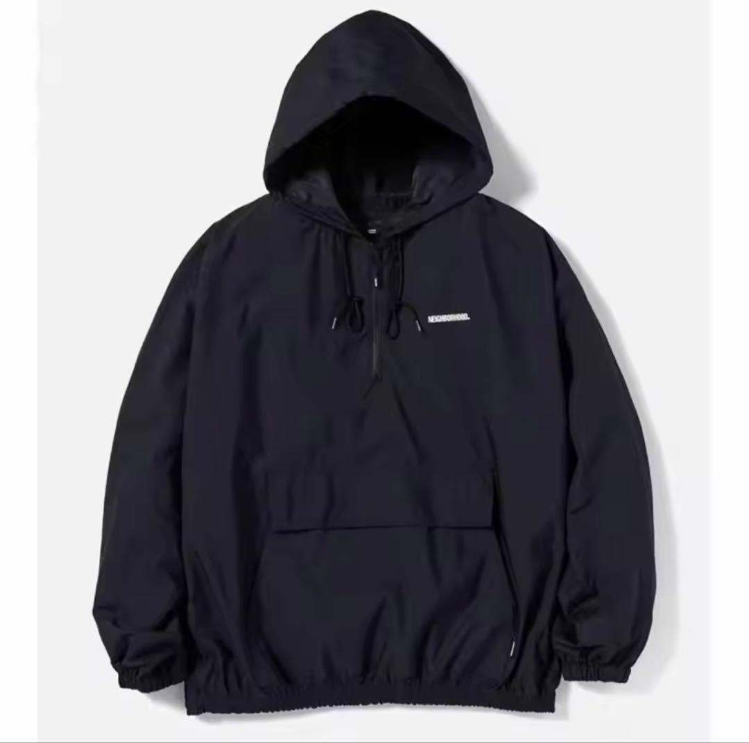 NEIGHBORHOOD　ネイバーフッドナイロンアノラックパーカー Sサイズ　黒