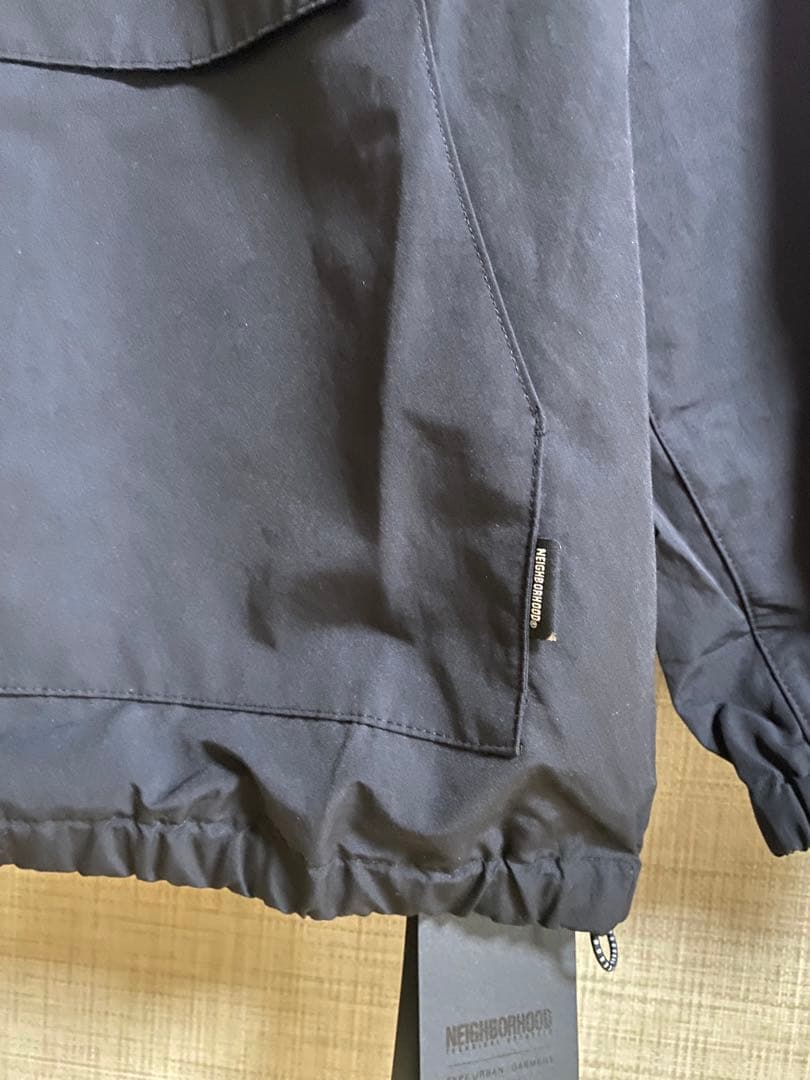 NEIGHBORHOOD　ネイバーフッドナイロンアノラックパーカー Sサイズ　黒