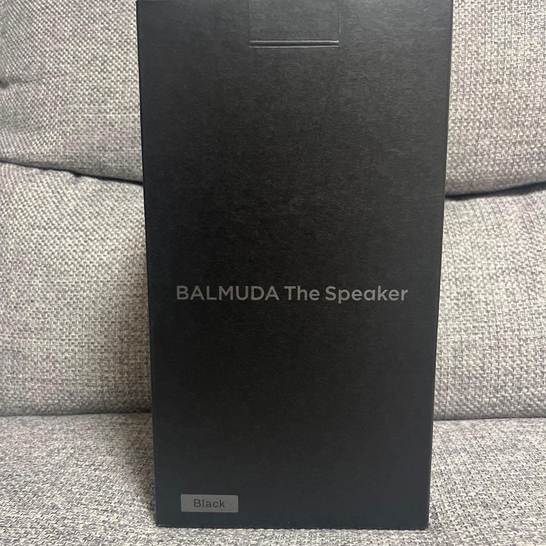 【付属品アリ・未使用に近い】BALMUDA The Speaker Black