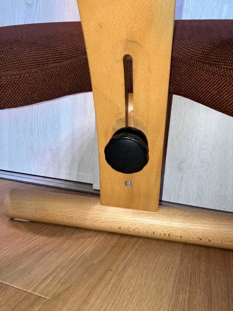 美品　バランスイージー バランスチェア リボ社 新品カバー付(アガットレッド)