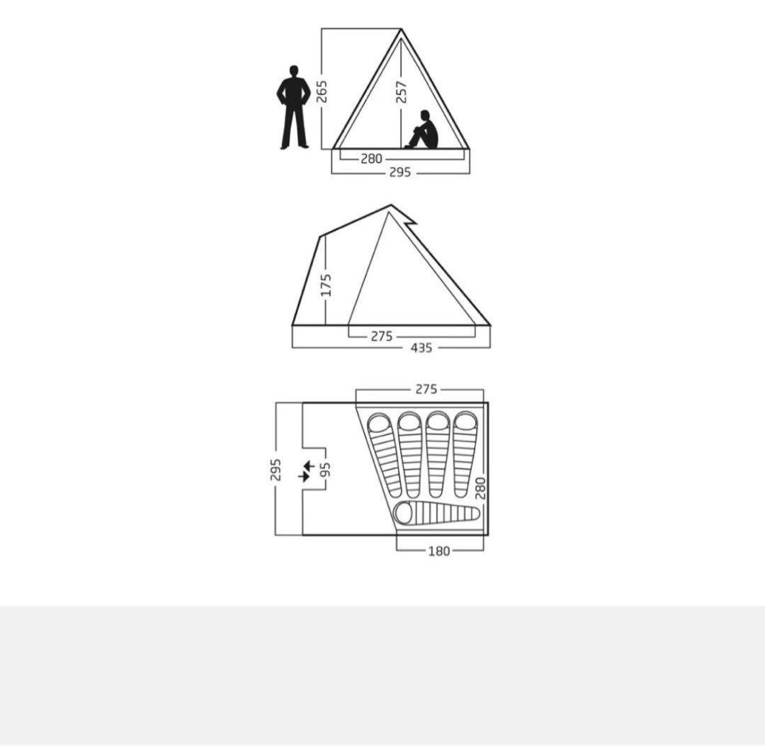 美品 nordisk THRYMHEIM 5 スリムヘイム5 フットプリント付き