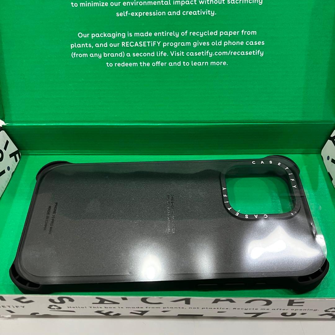 CASETiFY　ケース MagSafe対応　iPhone15pro max　黒