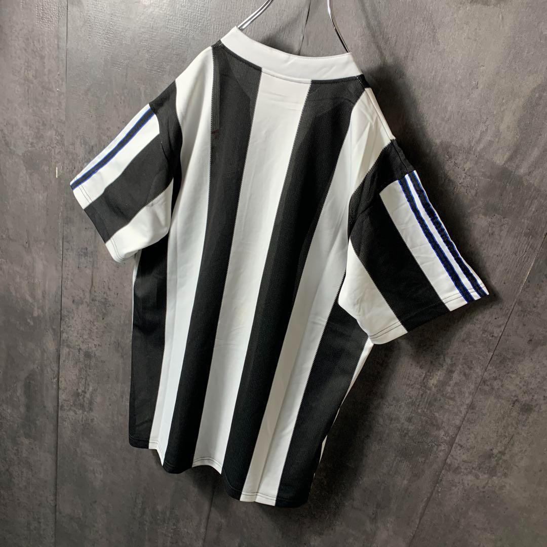 【★ニューカッスル】 アディダス サッカー 95年 レトロ ユニフォーム 2XL