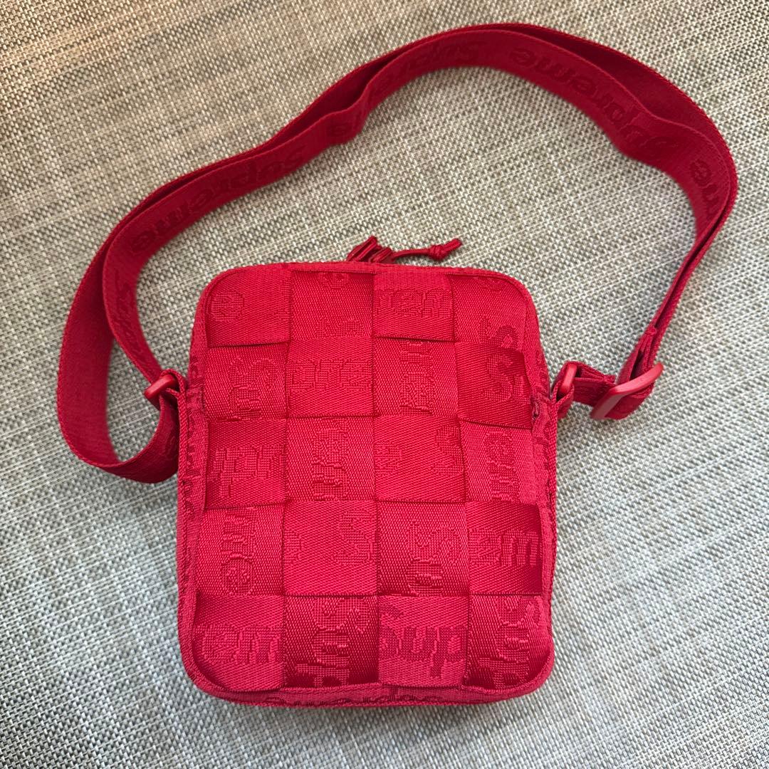 supreme ショルダーバッグ Woven shoulder bag シュプ