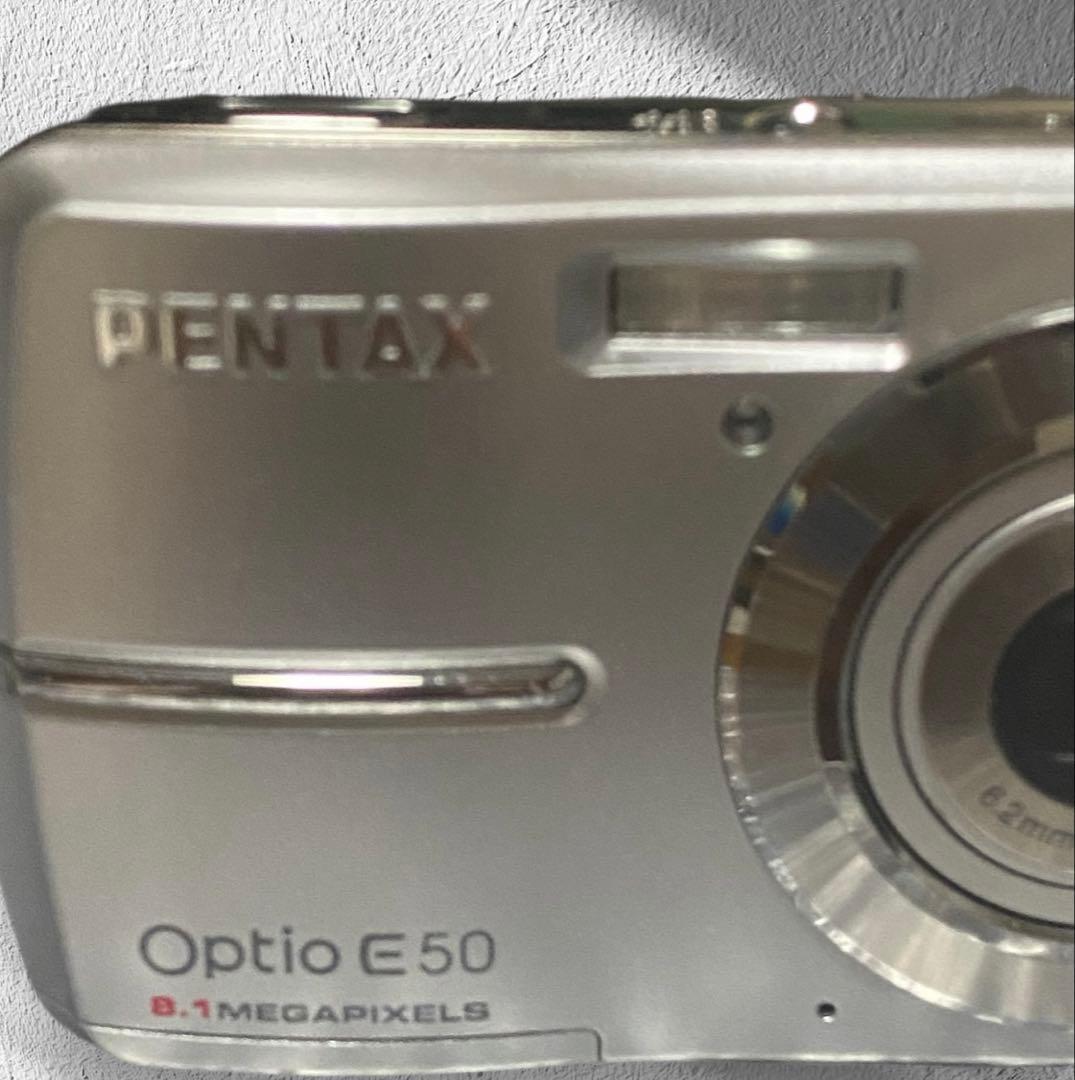 【良品】PENTAX Optio E50 コンパクトデジカメ 乾電池式