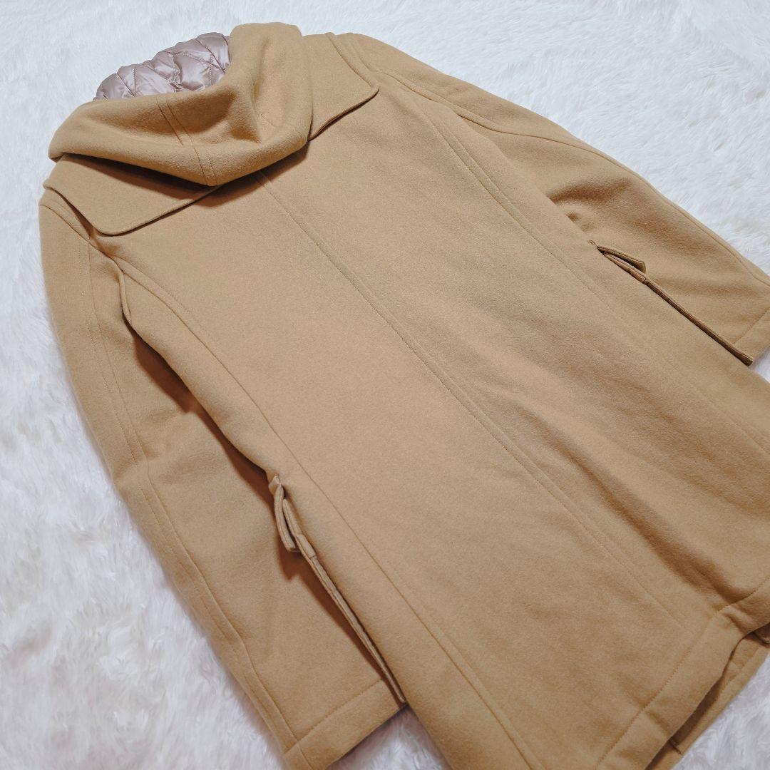 nano universe ナノユニバース 西川ダウン ダッフル キャメル M