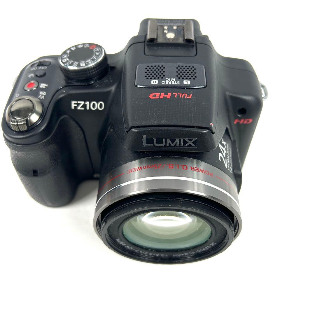Panasonic DMC-FZ100 高倍率ズームデジタルカメラ 動作品