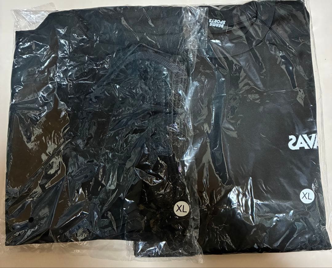 ザバス BEAMS SPORTS　ロングTシャツ&ショーツ XLサイズ2種セット