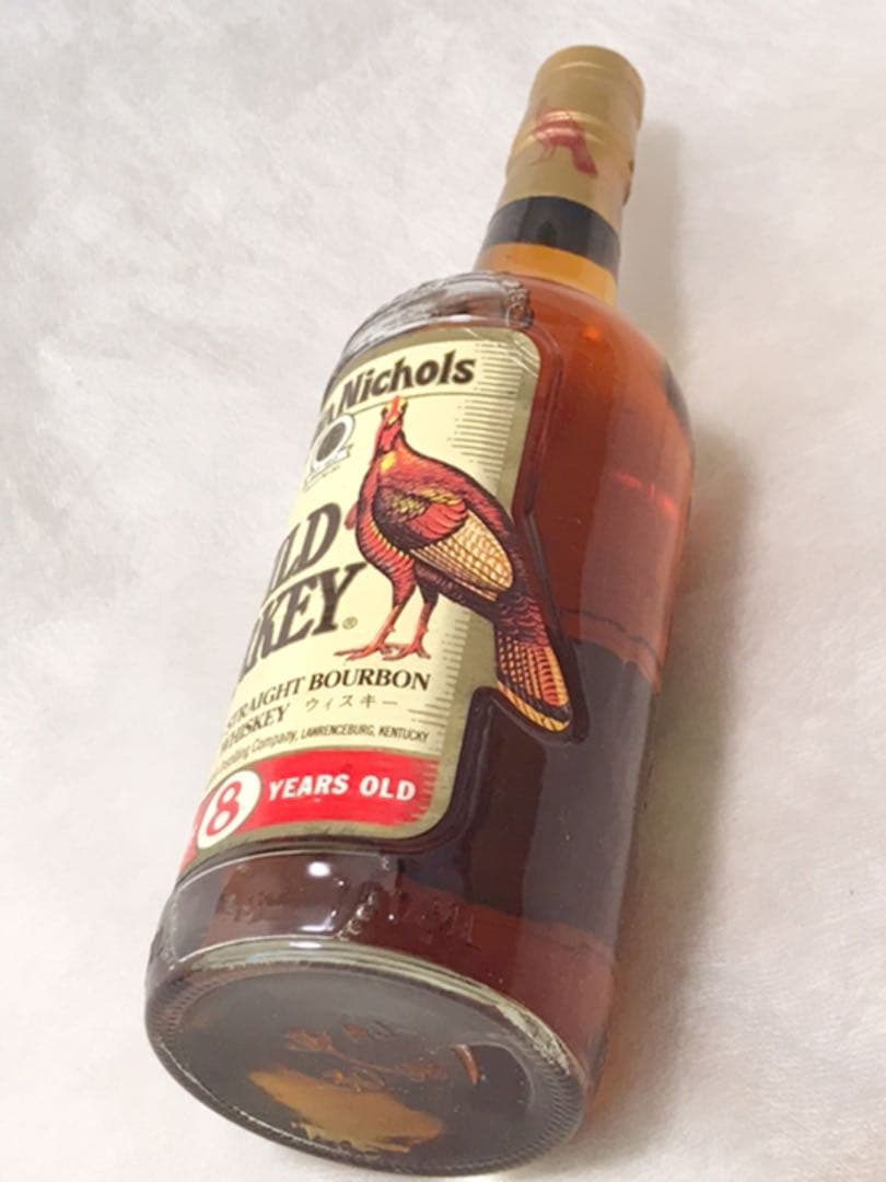 レアWILDTURKEY ワイルドターキー バーボンウイスキー 8年 旧ラベル